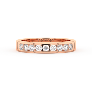 Channel Set Wedding Ring