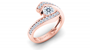 TENSION SET SOLITAIRE ENGAGEMENT RING